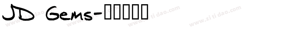JD Gems字体转换